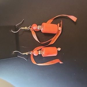 Sterling and gemstone earrings